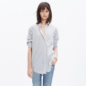 Stripe oversize button up Josephine chaus